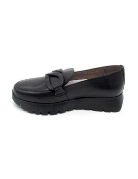 Mocasín Wonders A-2453 negro para mujer