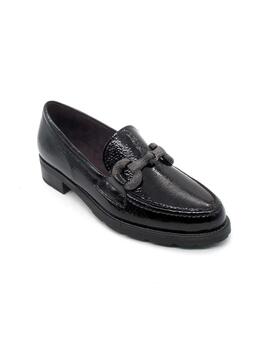 Mocasín Pitillos 5455 negro para mujer