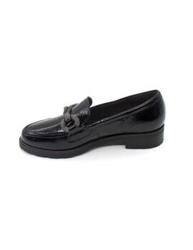 Mocasín Pitillos 5455 negro para mujer