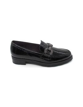 Mocasín Pitillos 5455 negro para mujer