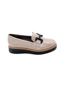 Mocasín Pitillos 5392 beige para mujer