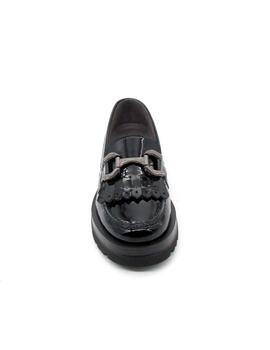 Mocasín Pitillos 5360 negro para mujer