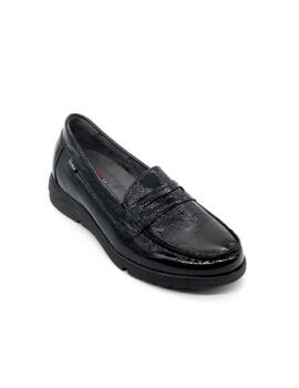 Mocasín Fluchos F1835 negro para mujer