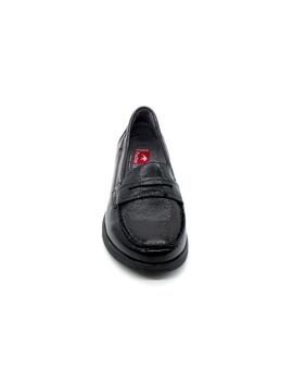 Mocasín Fluchos F1835 negro para mujer