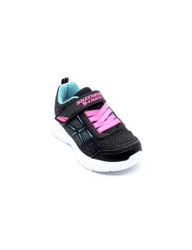 Deportivas Skechers 302319/BLK negro/rosa niña