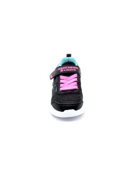 Deportivas Skechers 302319/BLK negro/rosa niña