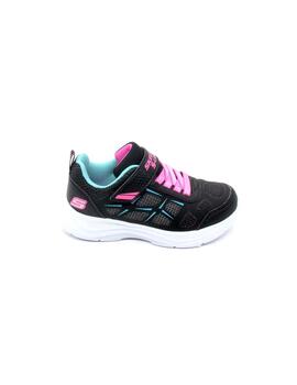 Deportivas Skechers 302319/BLK negro/rosa niña