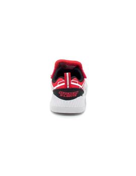 Derportivas Skechers 401503 N/RDBK rojo para niño