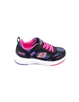 Zapatilla Skechers 303387L/BKHP negro niña