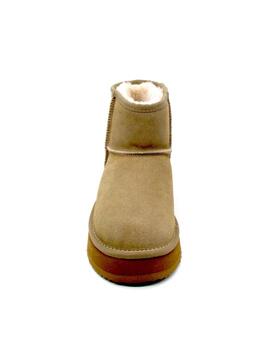 Botín Kelara K31225 beige para mujer