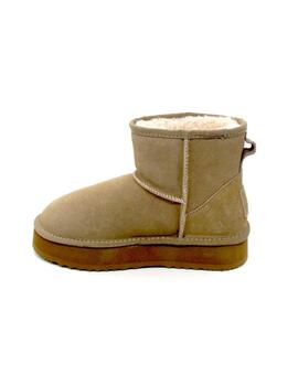 Botín Kelara K31225 beige para mujer