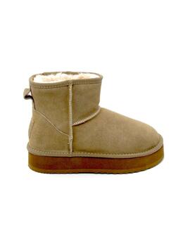 Botín Kelara K31225 beige para mujer