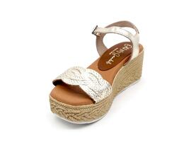 Sandalia Oh My 5222 oro para mujer