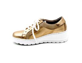 Zapato deportivo Fluchos F1997 dorado mujer