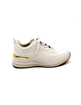 Deportivas Skechers Billlion Fine Shine bco mujer