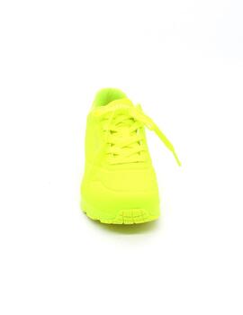 Zapatilla Skechers Uno - Night Shades amarillo