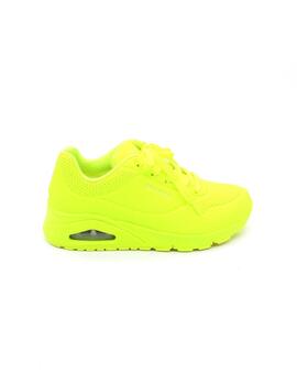 Zapatilla Skechers Uno - Night Shades amarillo