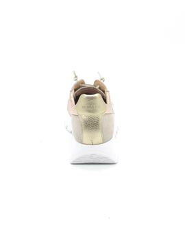 Zapato deportivo Wonders A-2464 beige/oro mujer