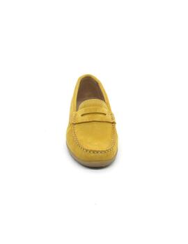 Mocasín AUDE AGOT ocre serraje para mujer