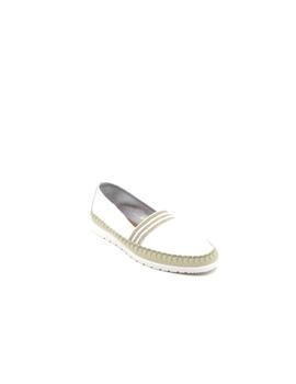 Alpargata Mediterranea 40061 bco./beige para mujer