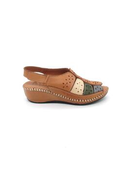 Sandalia 48 HORAS 414004/11 cuero para mujer
