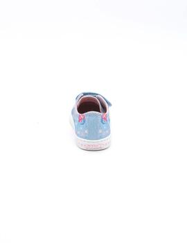 Loneta Pablosky 975610 azul glitter para niña