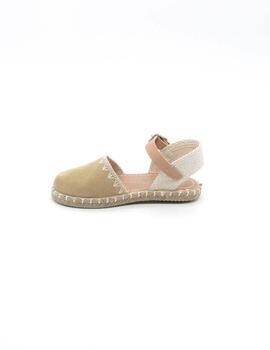 Alpargata Conguitos COSH215025 beige para niña