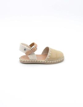 Alpargata Conguitos COSH215025 beige para niña