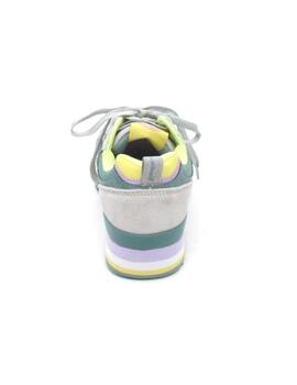 Zapatilla Liberto LB25021 gris para mujer