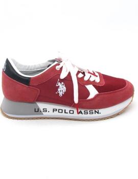 Deportivas U.S.POLO CLEEF006-RE002 rojo hombre