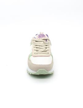 Deportivas Liberto LB25021 beige para mujer