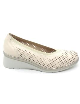 Zapato Pitillos 5741 crema para mujer