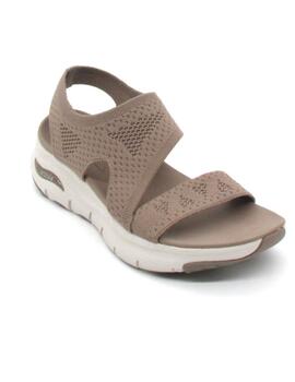 Sandalia Skechers Arch Fit - Brightest Day taupe