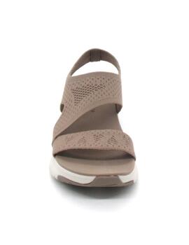 Sandalia Skechers Arch Fit - Brightest Day taupe