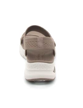 Sandalia Skechers Arch Fit - Brightest Day taupe