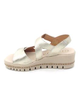 Sandalia Giorda 25107 platino para mujer