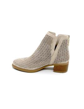 Botín Chika 10 RAMBLA 03 beige para mujer