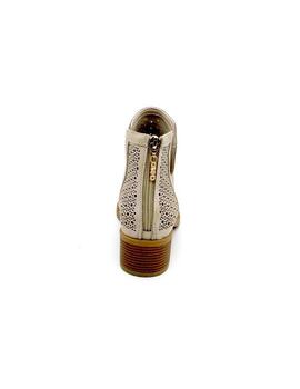 Botín Chika 10 RAMBLA 03 beige para mujer