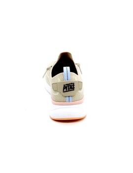 Zapatilla Pitas CUE WOMAN beige para mujer
