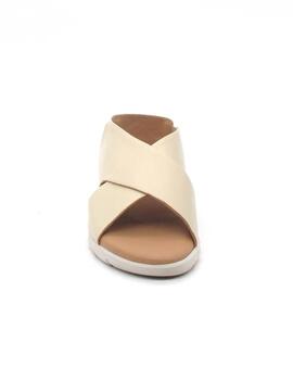 Sandalia Valerias 1023 beige para mujer