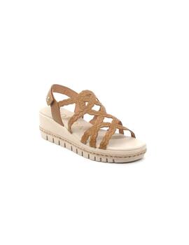 Sandalia Giorda 25102 cuero para mujer