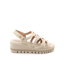 Sandalia Giorda 25102 beige para mujer