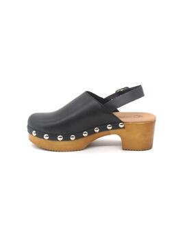 Zueco Diezdedos 7261702 negro para mujer