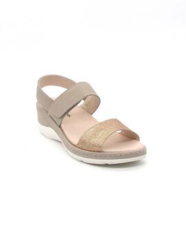 Sandalia Comfort 1090-13964 cipria para mujer