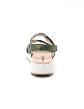Sandalia Comfort OSLO-18 verde para mujer