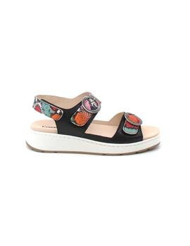 Sandalia Comfort OSLO-10 negro para mujer 