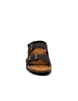 Sandalia Autenti 12328 Bio marrón para hombre