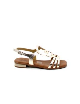 Sandalia Oh My Sandals 5339 champan para mujer