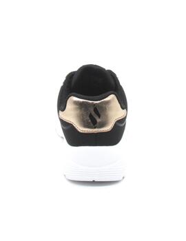 Zapatilla Skechers Uno Lite Metallic negro niña