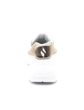 Zapatilla Skechers Uno Lite Metallic blanco niña